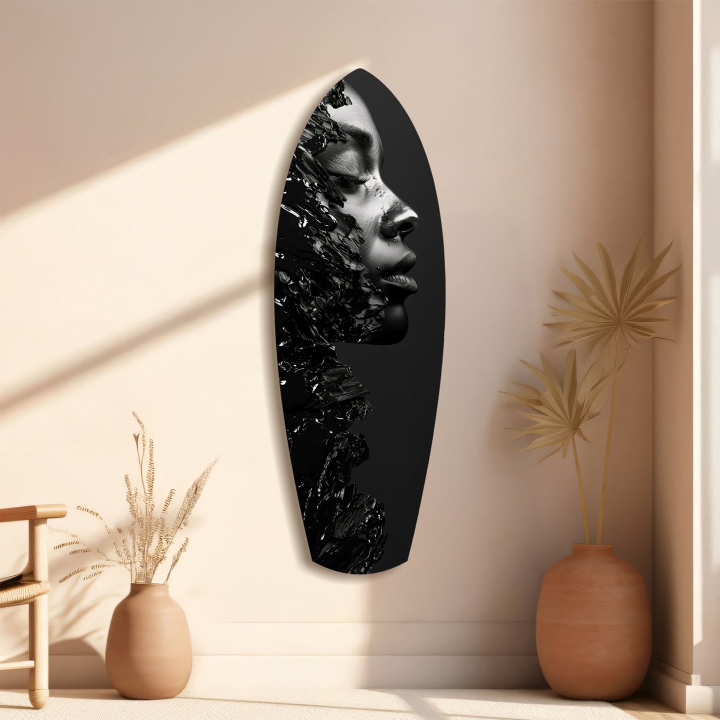 Woman Glass Wall Art