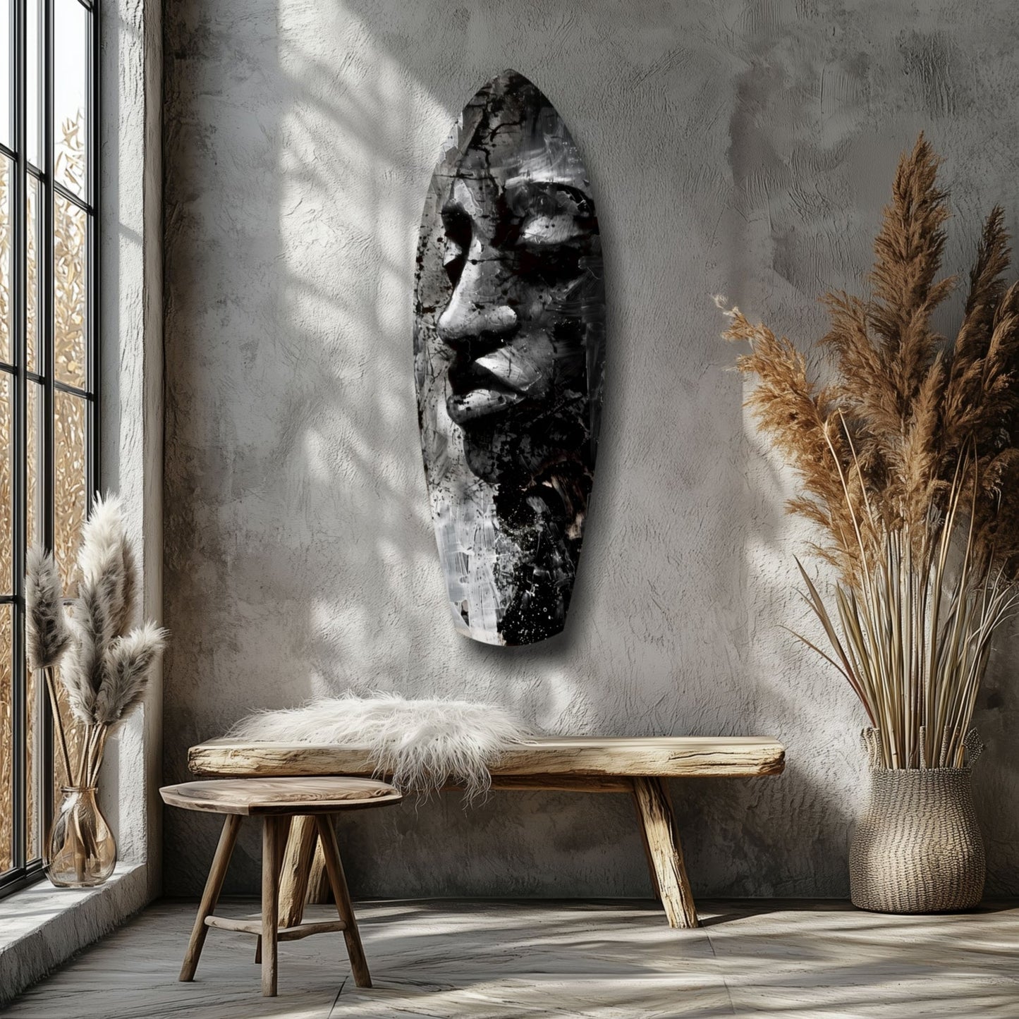 Woman Glass Wall Art