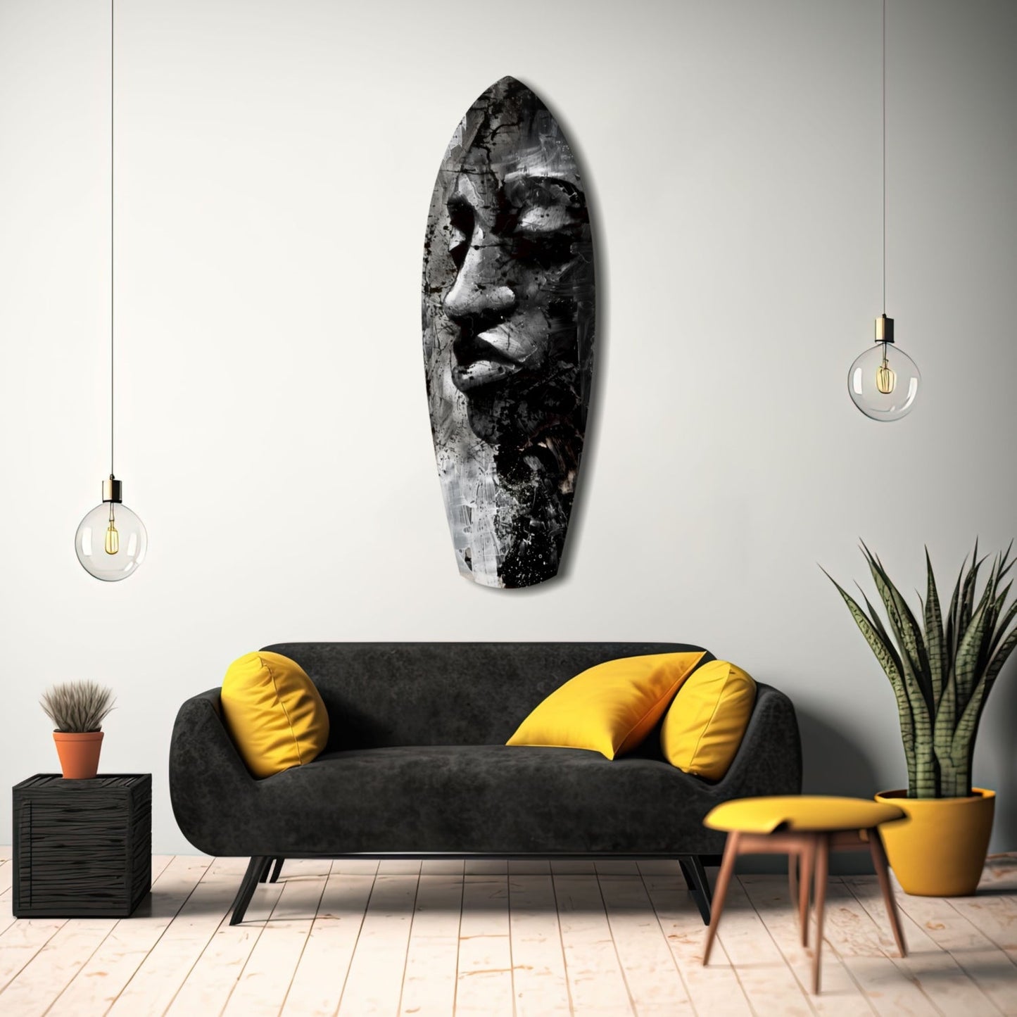 Woman Glass Wall Art