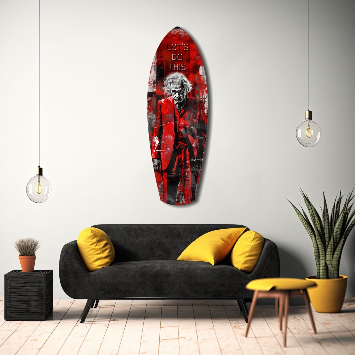 Lets Do This Glass Wall Art