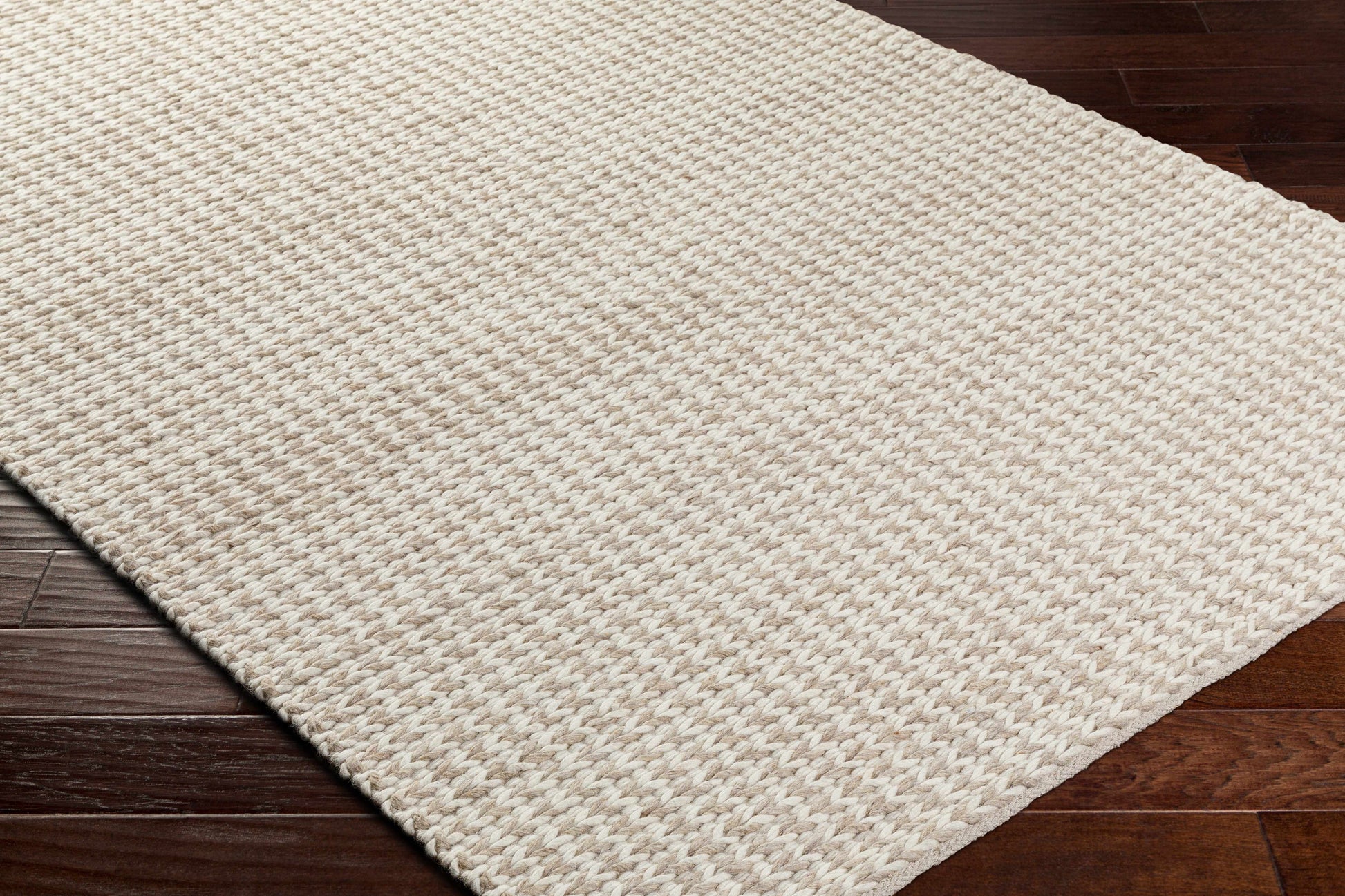 Lenci Hand Woven Wool Area Rug-2