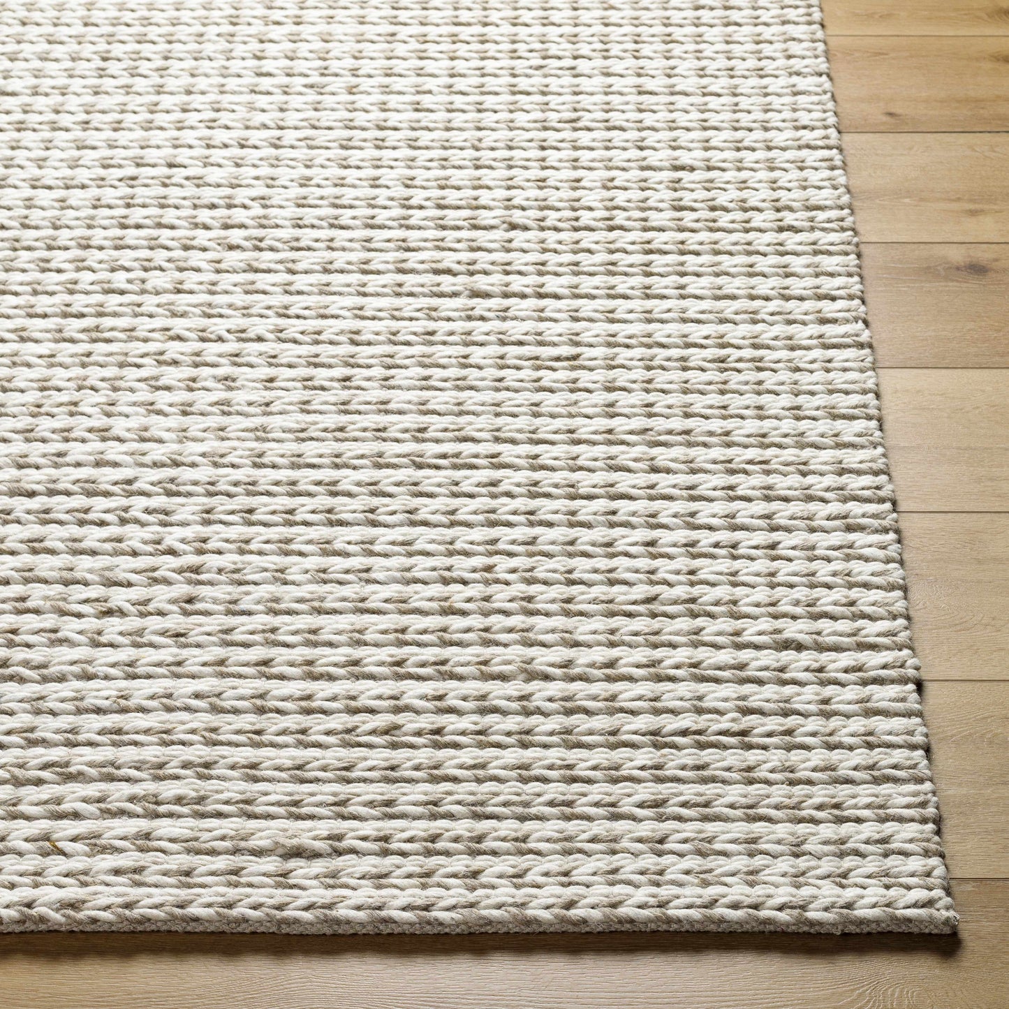 Lenci Hand Woven Wool Area Rug-3