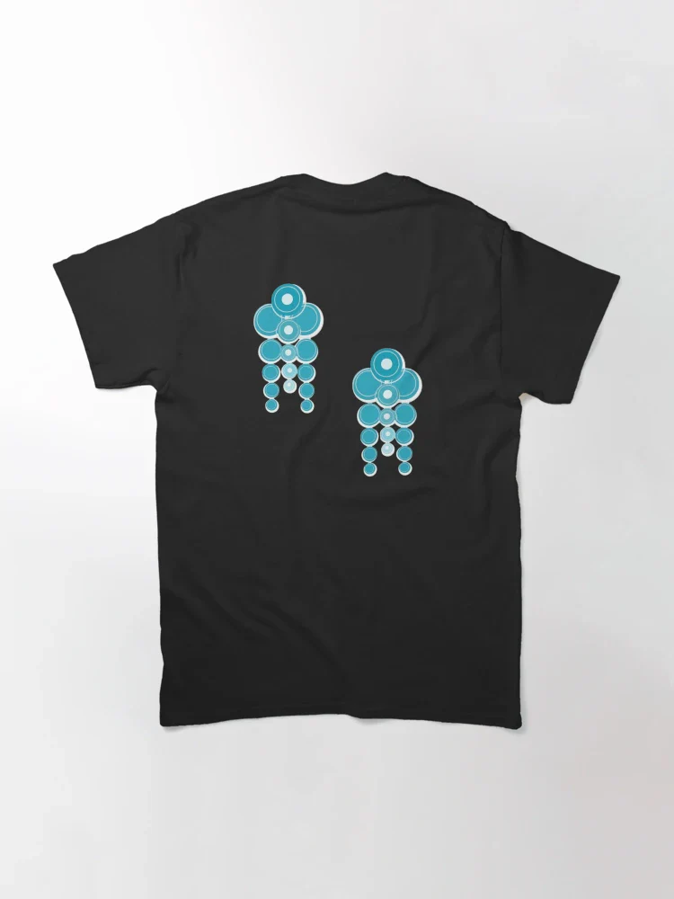 Blue Beaded Ornamental Design