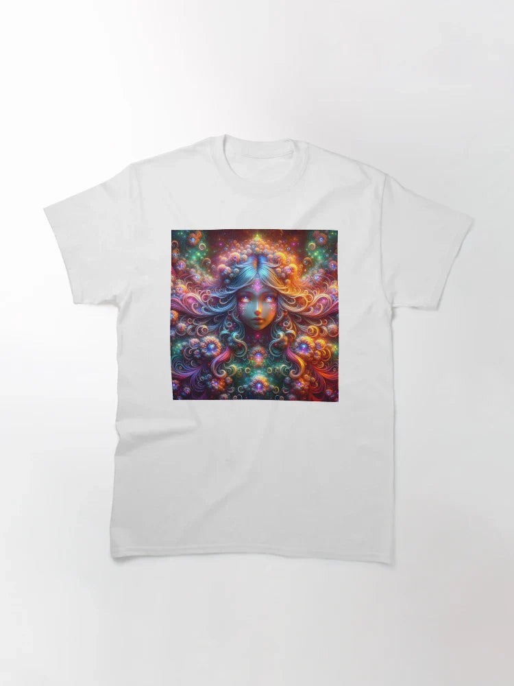 A.I. Psychedelic Fractal Anime Girl 8K 0027 FunFractals ChromaDepth 3D