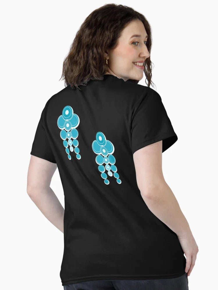 Blue Beaded Ornamental Design