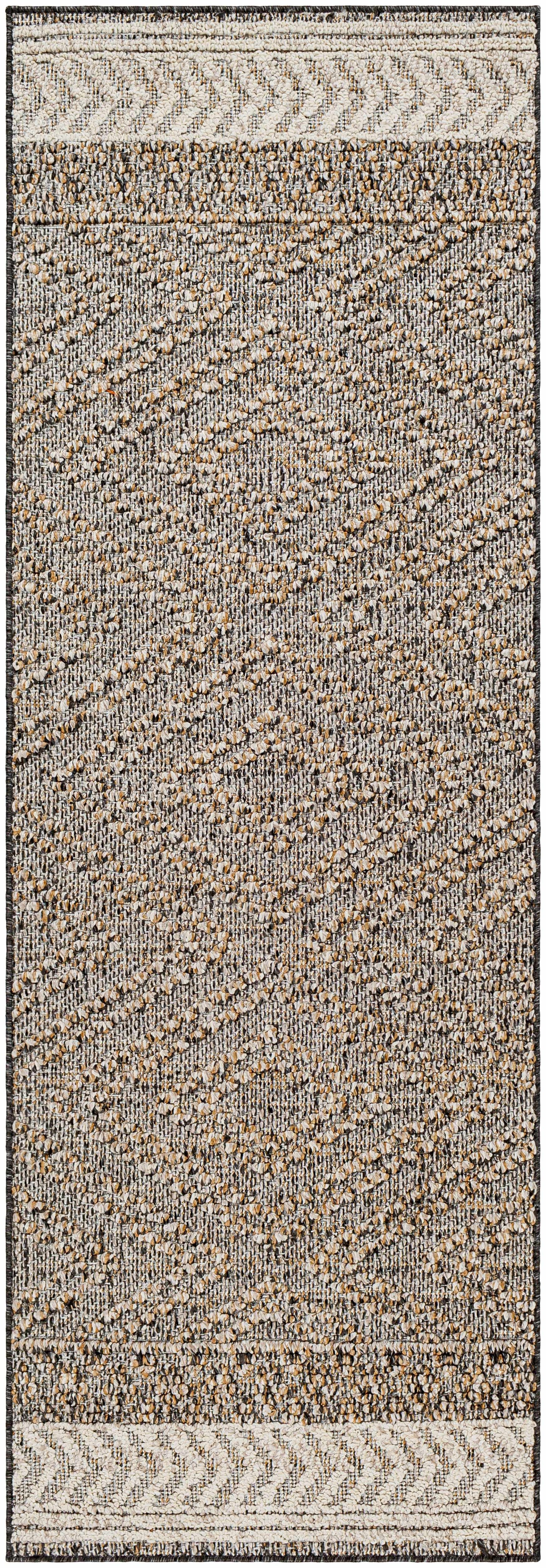 Beige Charcoal Areli Area Rug-5