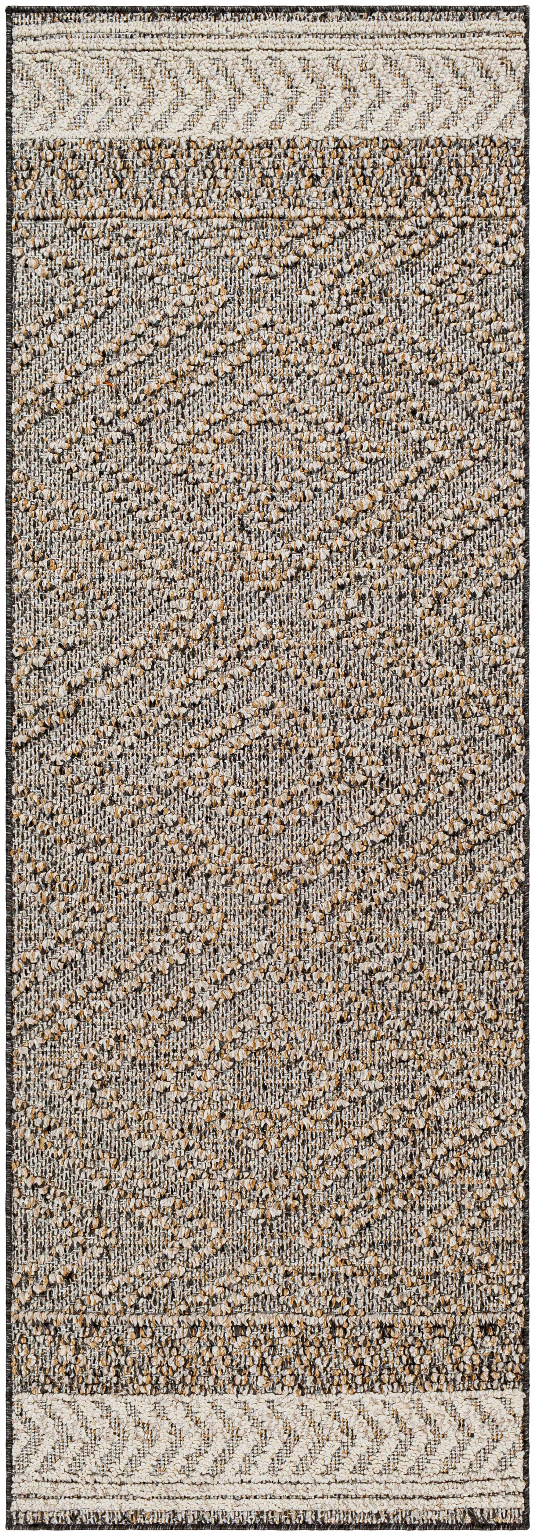Beige Charcoal Areli Area Rug-5