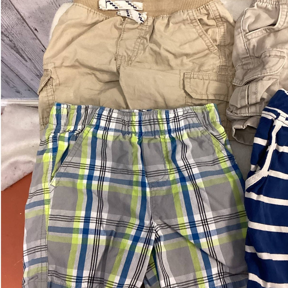 Lot of 7 Boys 18 Months Mini Boden Circo Old Navy Baby Gap Shorts PJ Bottoms