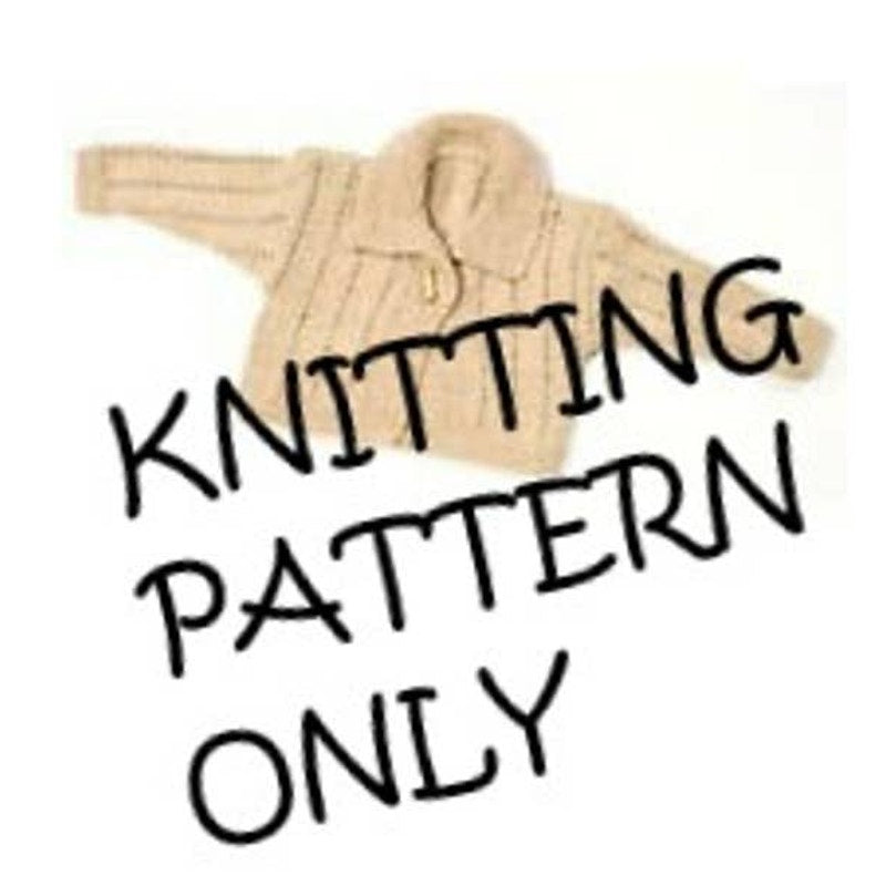 NWT Plymouth Yarn Co 1465 Oceanside Organic Baby Jacket Knitting Pattern