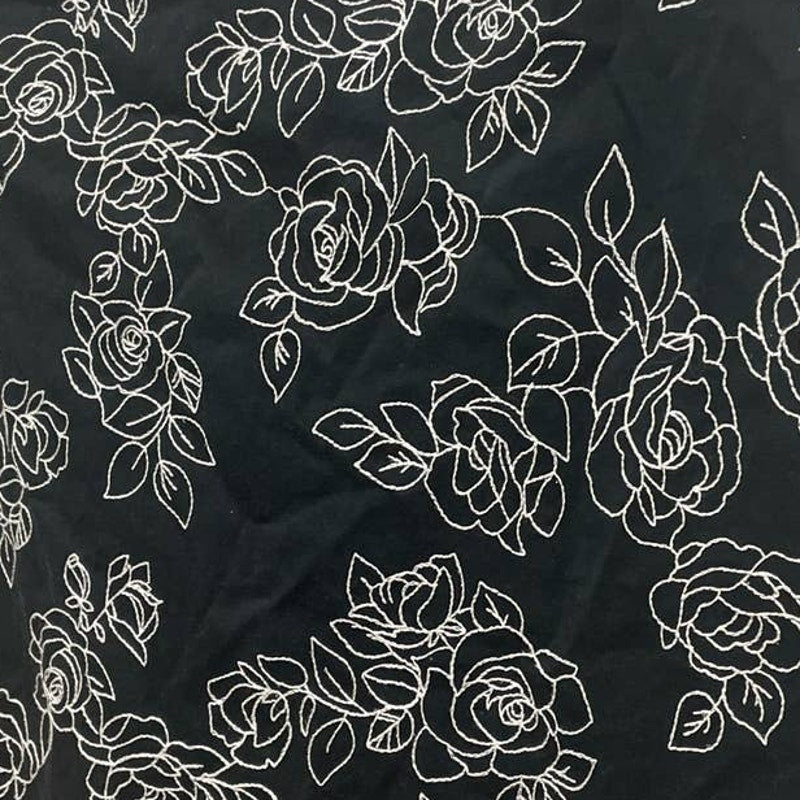 Jones New York Signature Womens Size 16 Floral Stretch Cotton Short Pencil Skirt