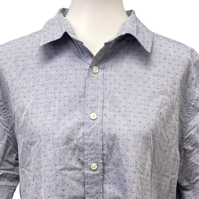 Goodfellow & Co Mens Large 100% Cotton Short Sleeve Button Down Casual Shirt