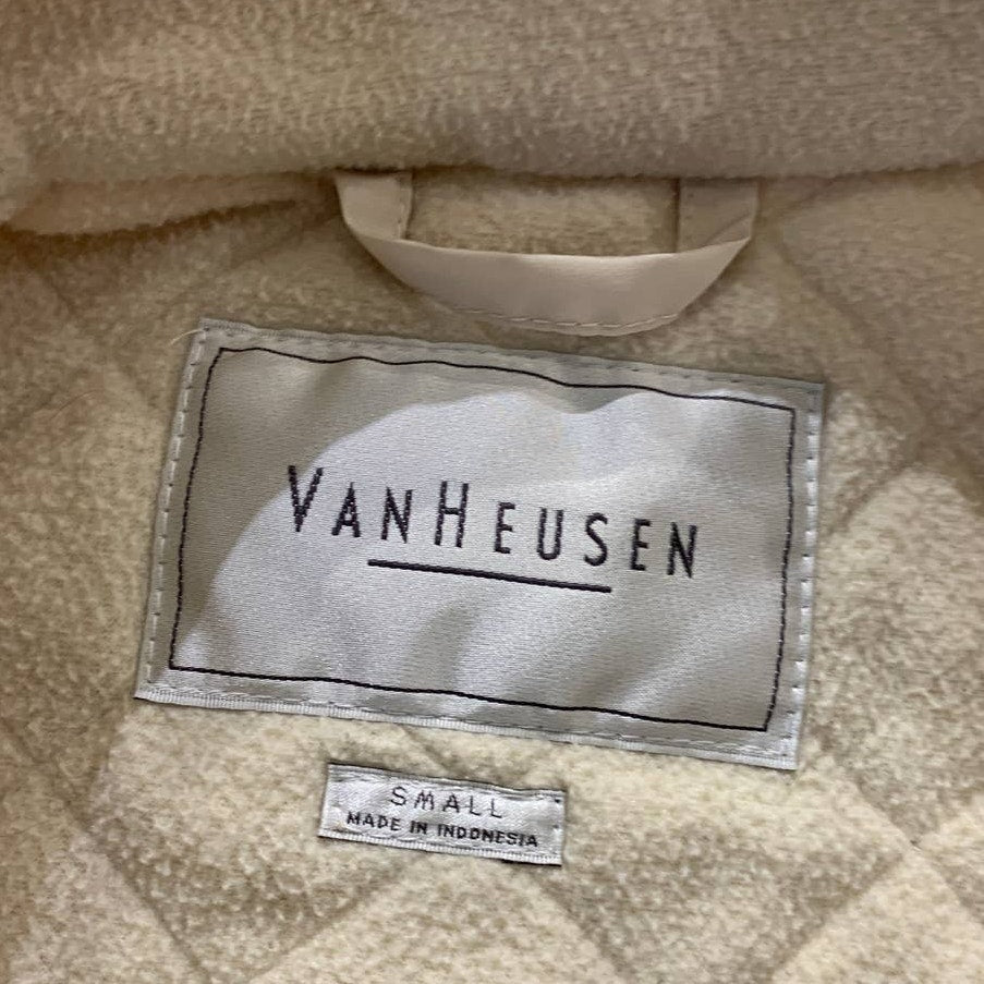 Van Heusen Small Ladies Full Zip Quilted Fleece Lined Warm Outerwear Vest