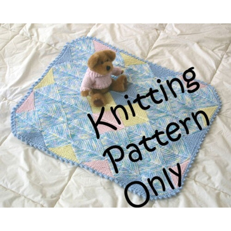 New Chris de Longpre Modular Baby Blanket Knitting at KNoon Pattern