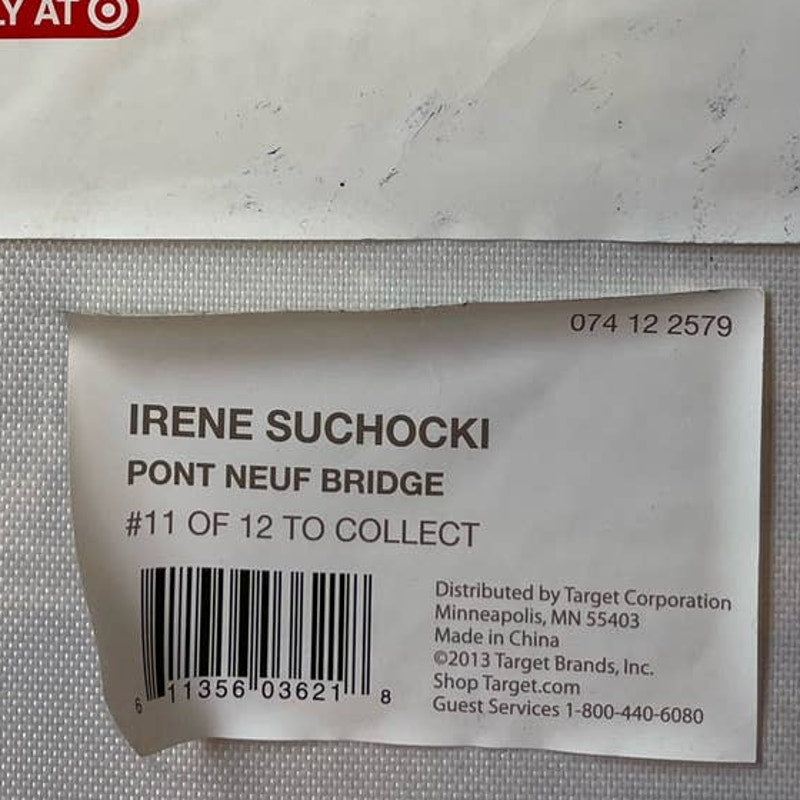 Irene Suchocki Wrapped Canvas Paris Pont Neuf Bridge 11 of 12 Wall Art Artwork
