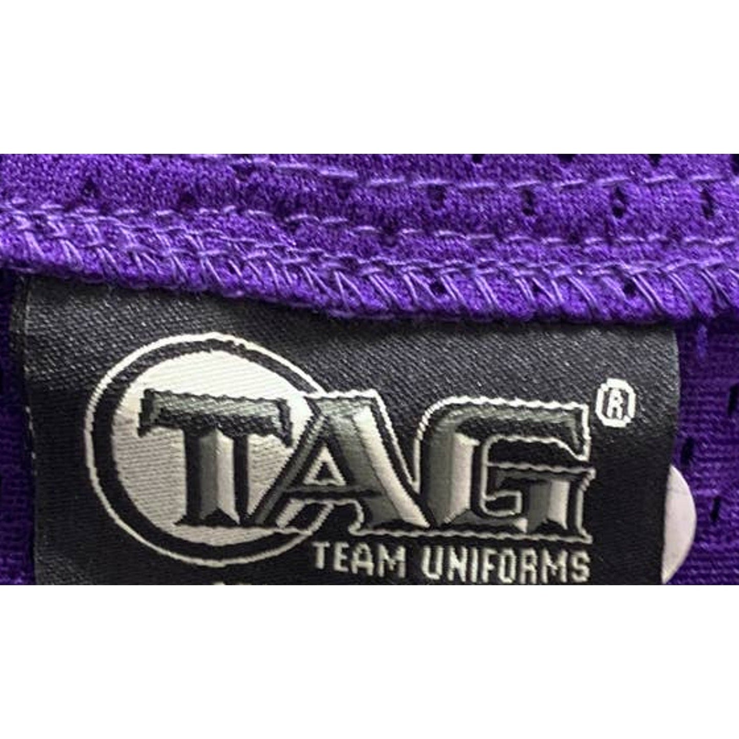 New Tag Team Uniform Adult Large Button Down Baseball Mesh Short Sleeve Jersey