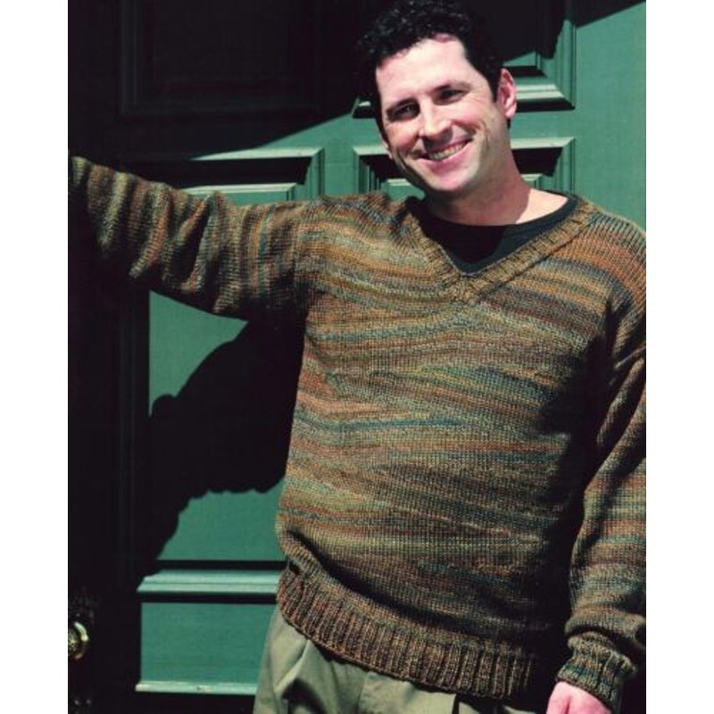 New Natalie Wilson for Reynolds Odyssey Wedge Pullover 82266 Knitting Pattern