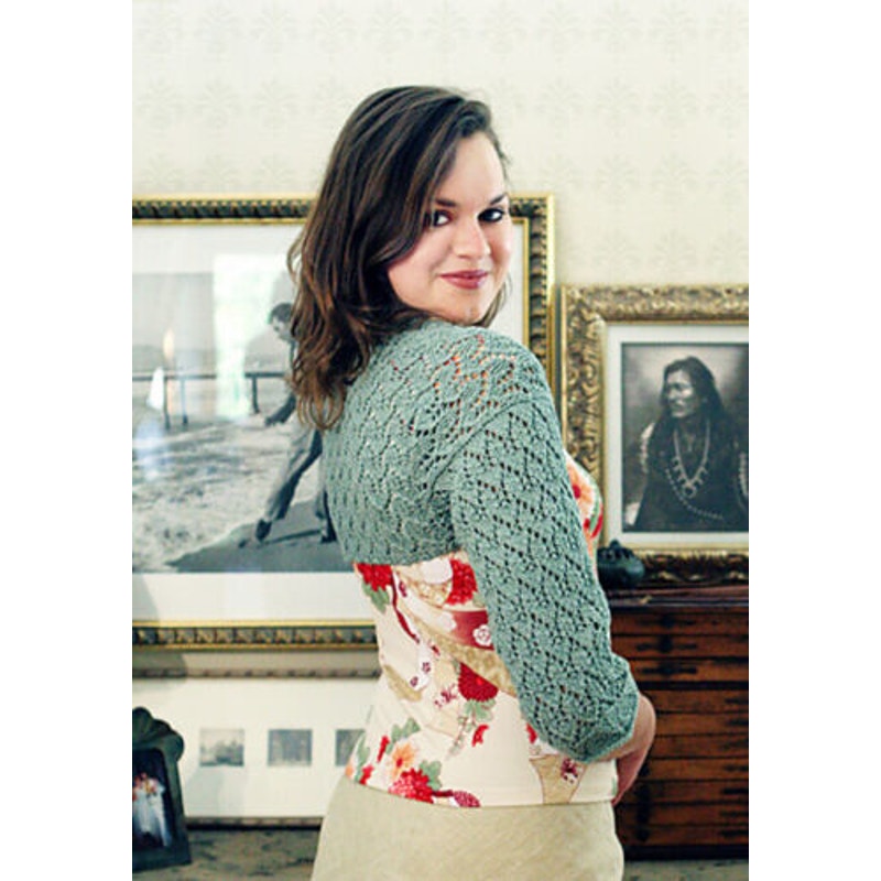 New Bonne Marie Burns Chic Knits Miss Dashwood Cardigan Sweater Knitting Pattern