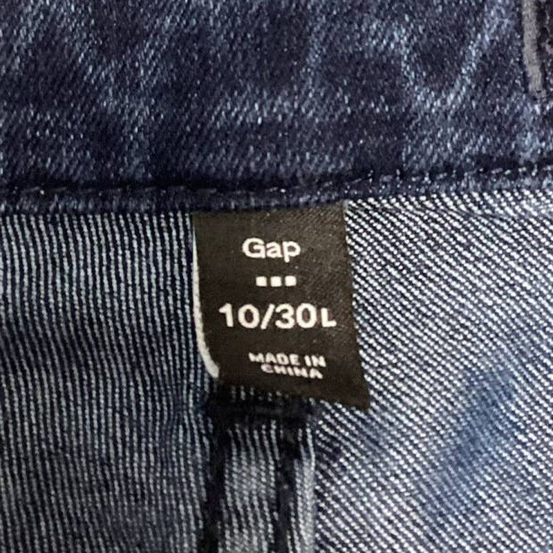 GAP Womens Size 10/30 Premium Mid Rise Boot Cut Stretch Denim Blue Jeans