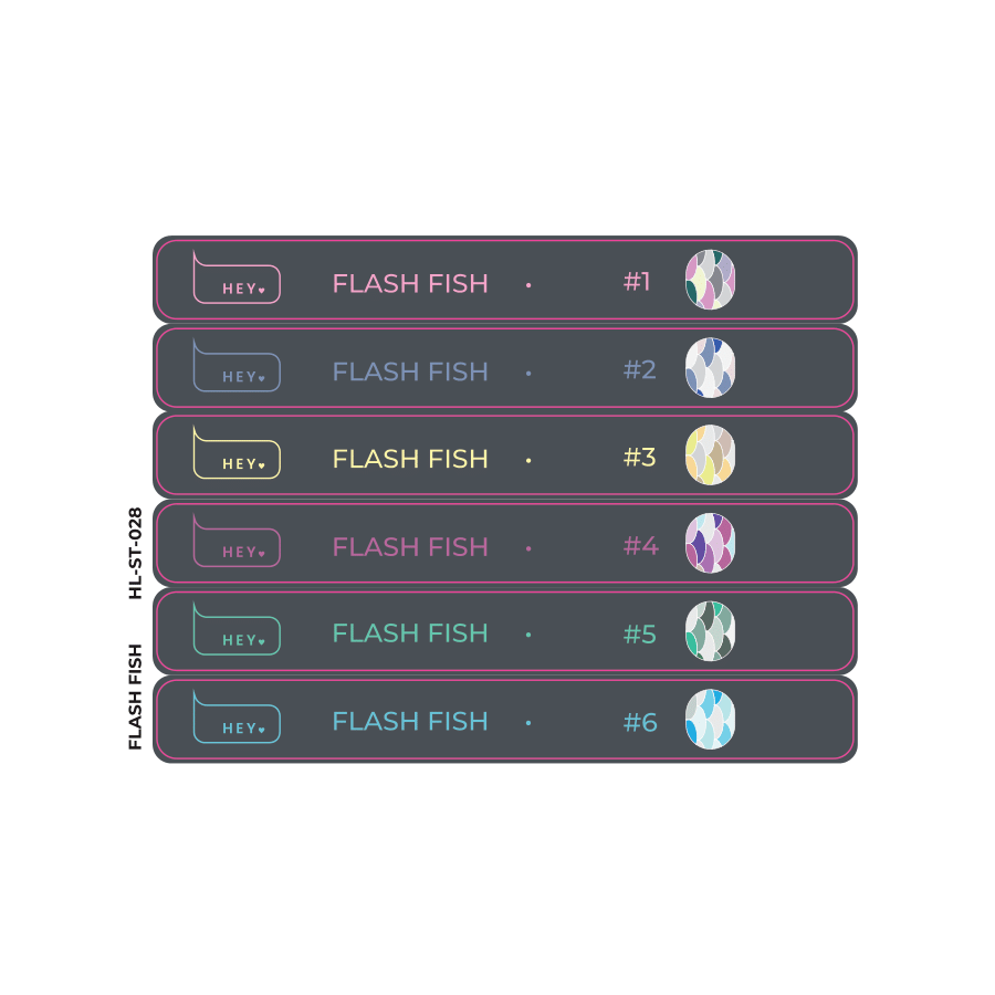 HEYLOVE - Stickers for Swatches Flash Collection #28-0