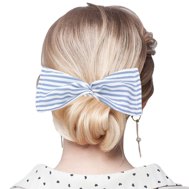 Striped Deft Bun Maker Hair Band