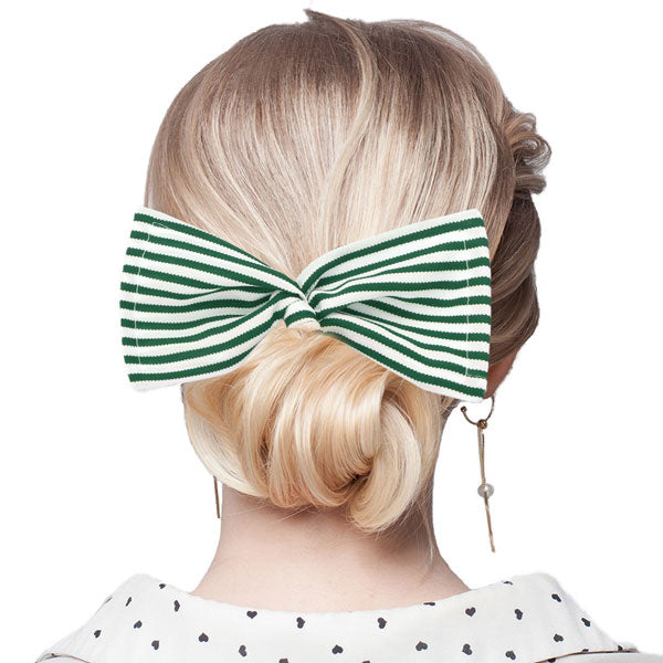 Striped Deft Bun Maker Hair Band
