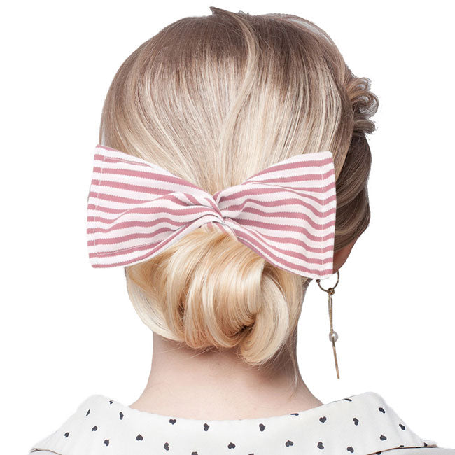 Striped Deft Bun Maker Hair Band