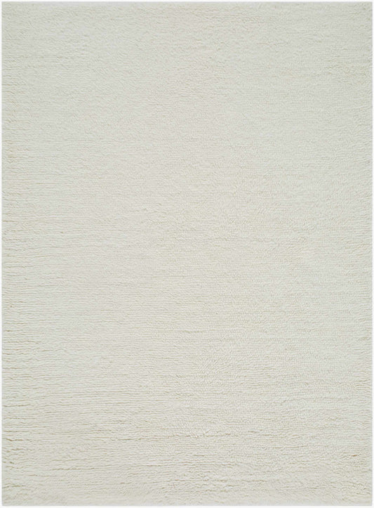 Sample Kanuha Ivory Wool Washable Area Rug-0