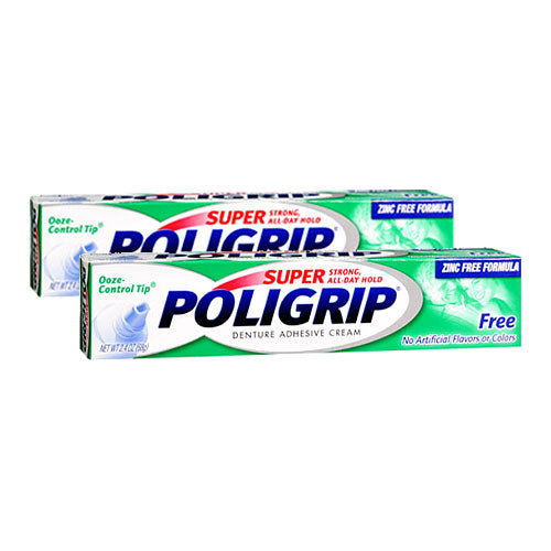 Super Poligrip Free Denture Adhesive Cream-1