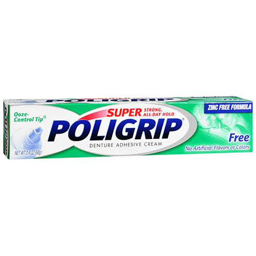 Super Poligrip Free Denture Adhesive Cream-0