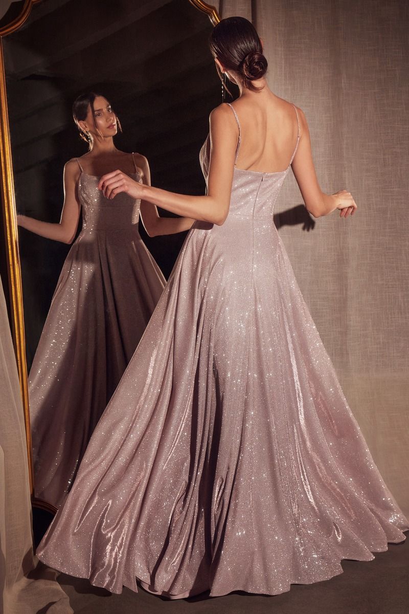 Ice Blue Satin Halter Dress – Cool Tone Glam CDT213