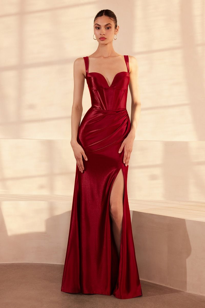 Square Neckline Fitted Dress
