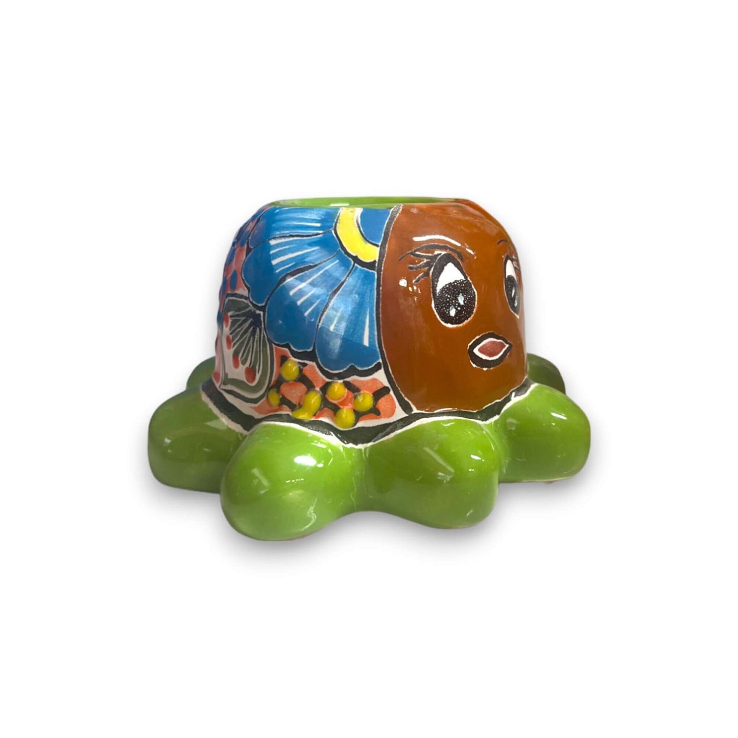 Talavera Octopus Succulent Planter | Hand-Painted Ceramic Pot