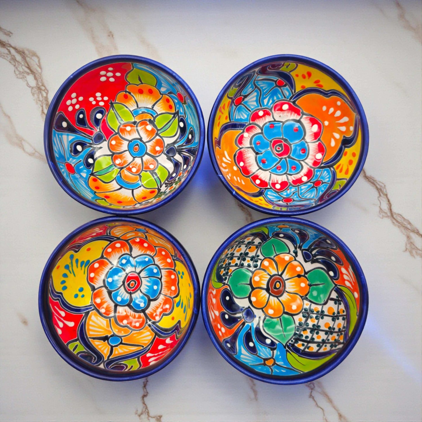 Talavera Salsa Bowl | Handcrafted Mexican Molcajete
