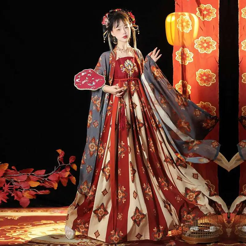 Tang Imperial Han Chinese Clothing Recovery Dress