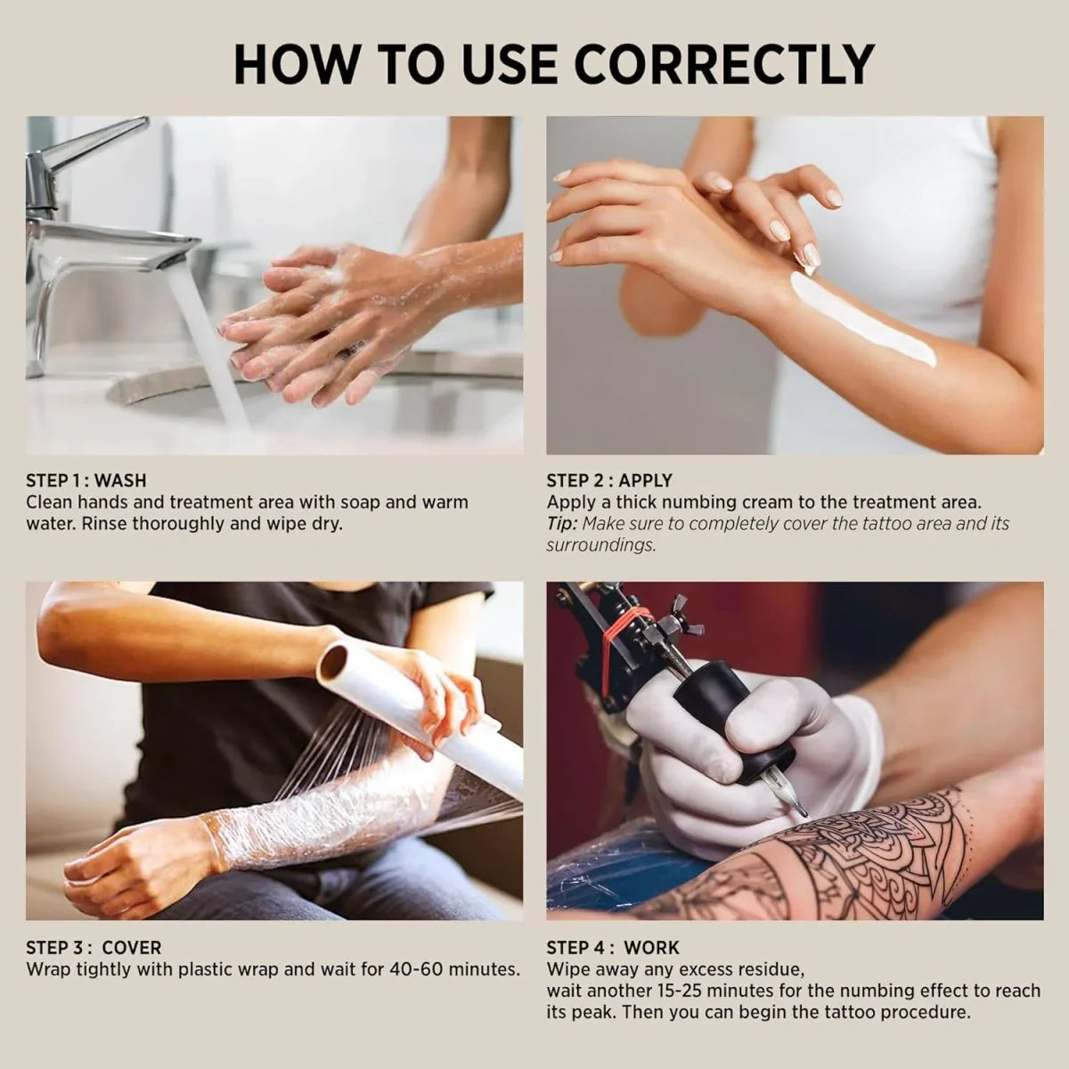Tattoo Numbing Cream XL-3