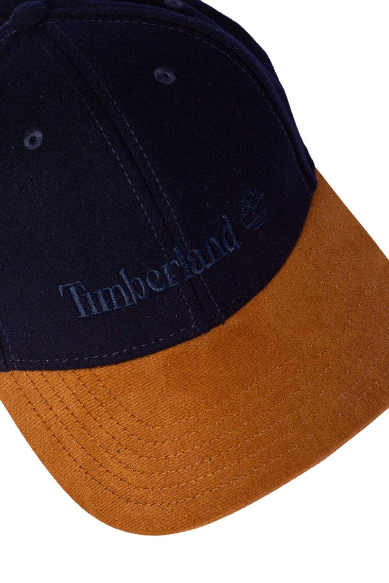 TIMBERLAND - Men's colorblock wool snapback cap-1