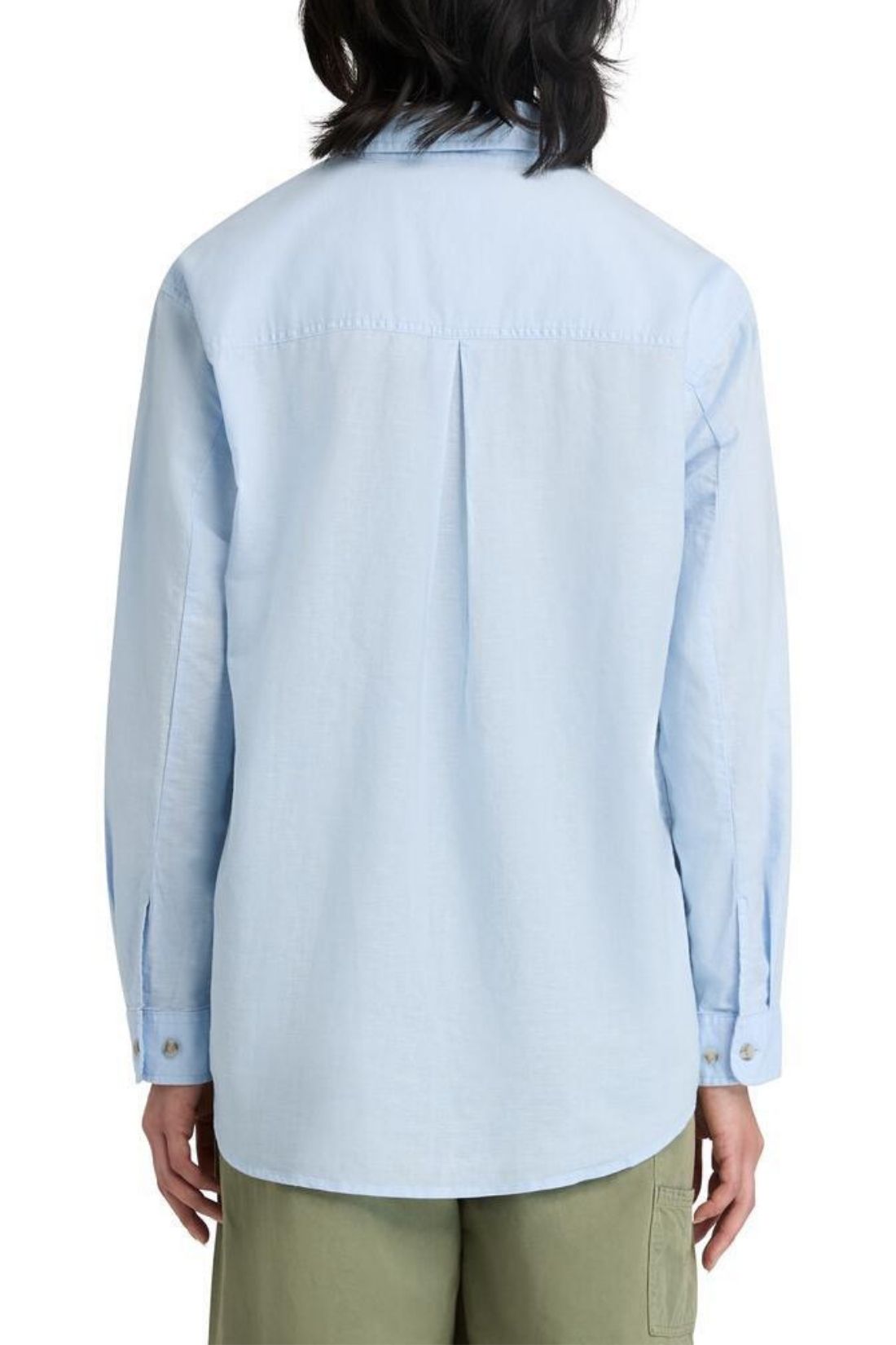 TIMBERLAND - Women's relaxed linen blend shirt - Size XL-5