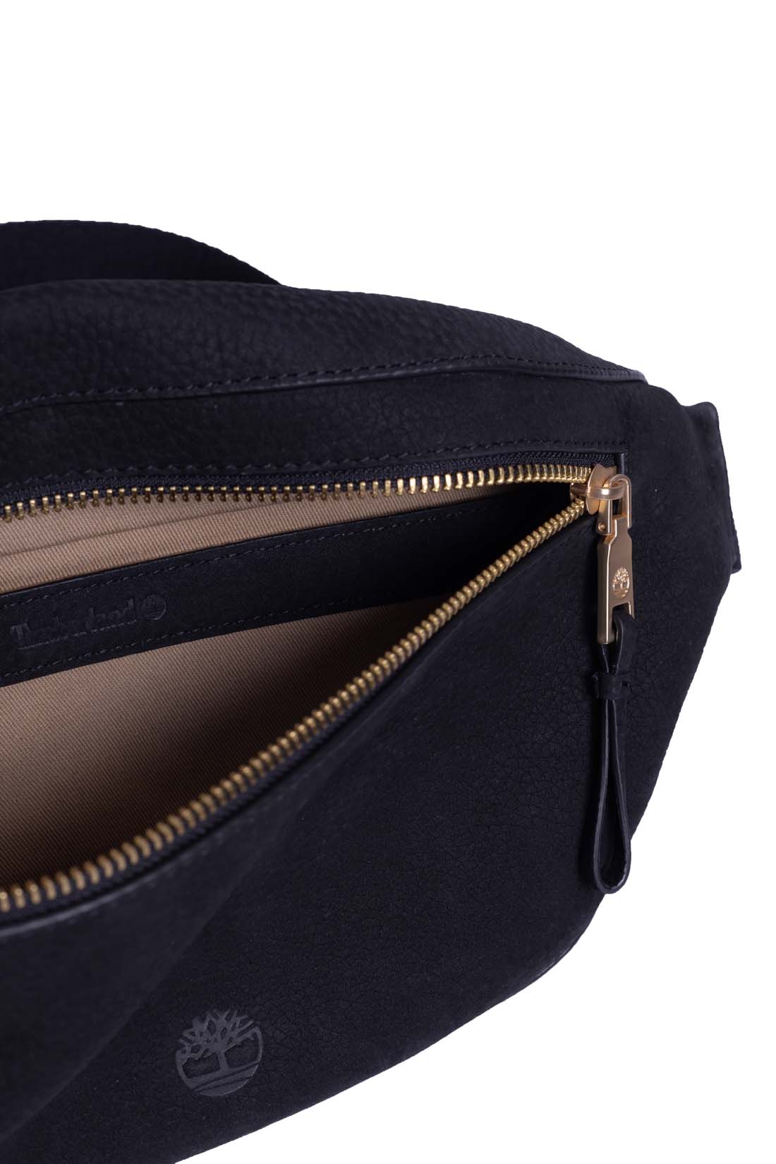 TIMBERLAND - Women's leather logo bum bag-3