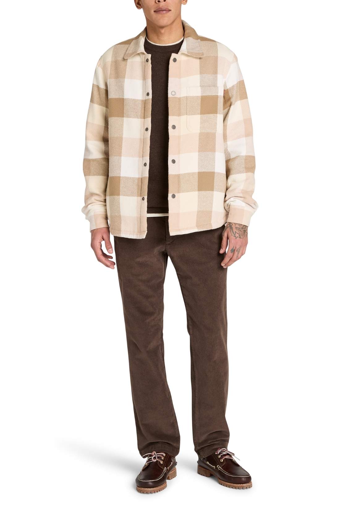 TIMBERLAND - Men's flannel overshirt-1
