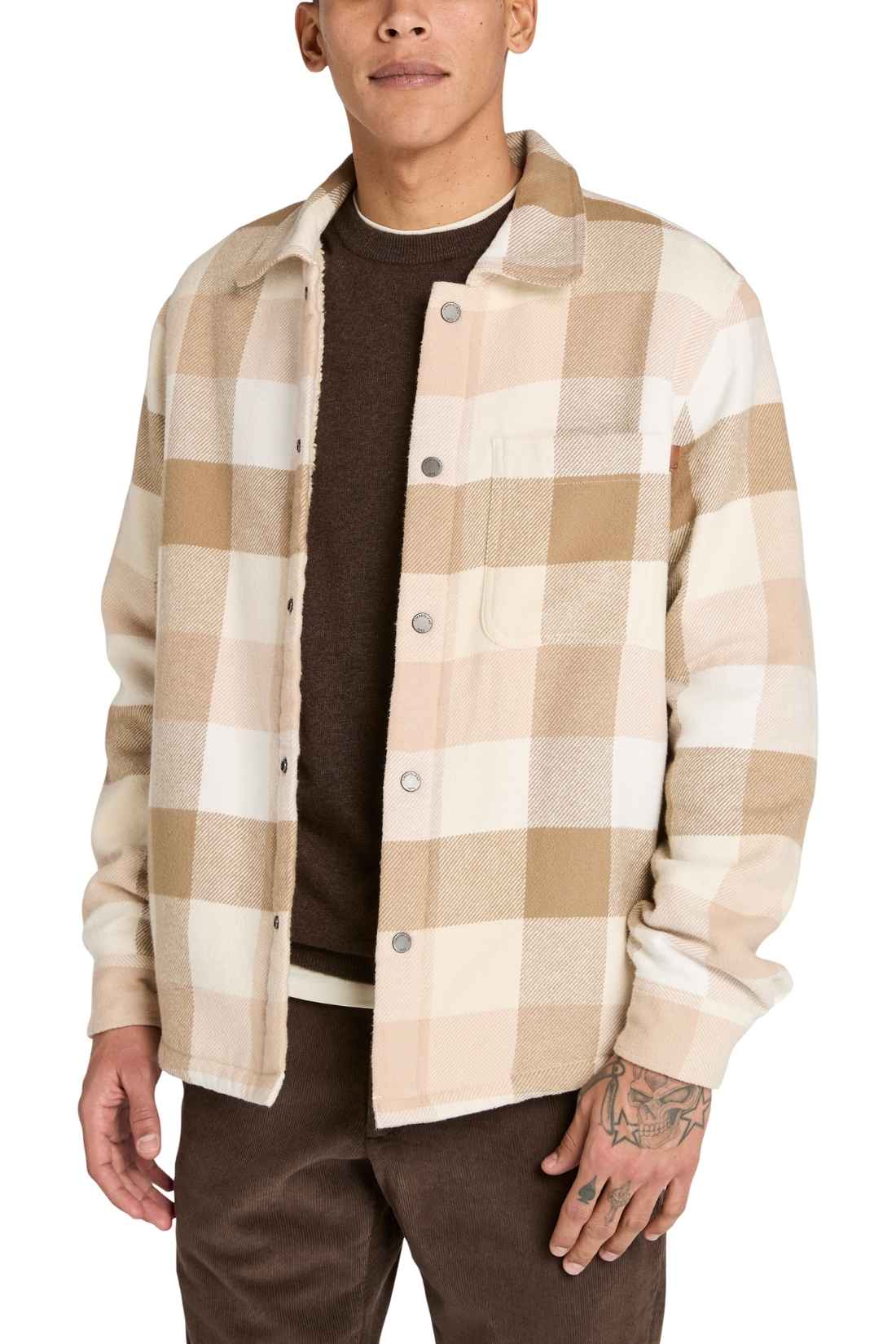 TIMBERLAND - Men's flannel overshirt-0
