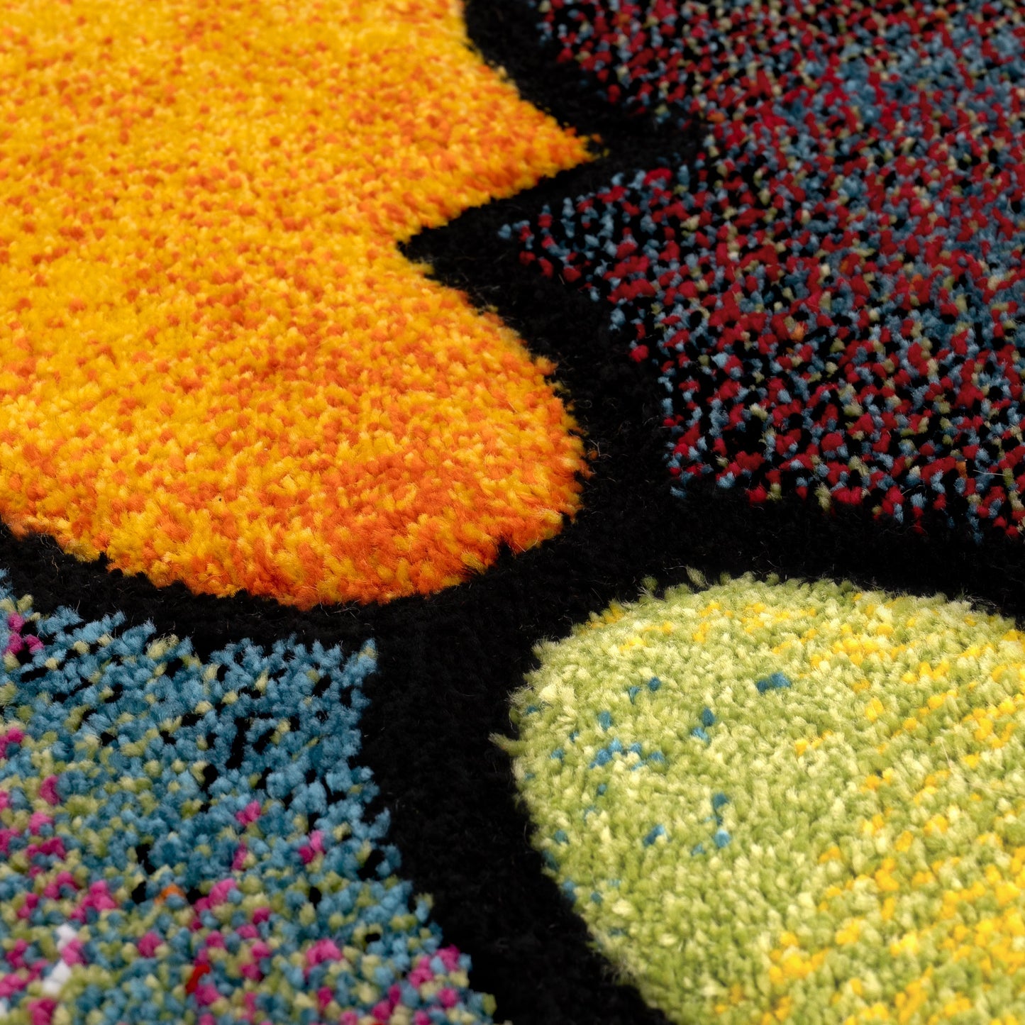 Colorful Area Rug Smaragd Moroccan Pattern - Multicolor-1
