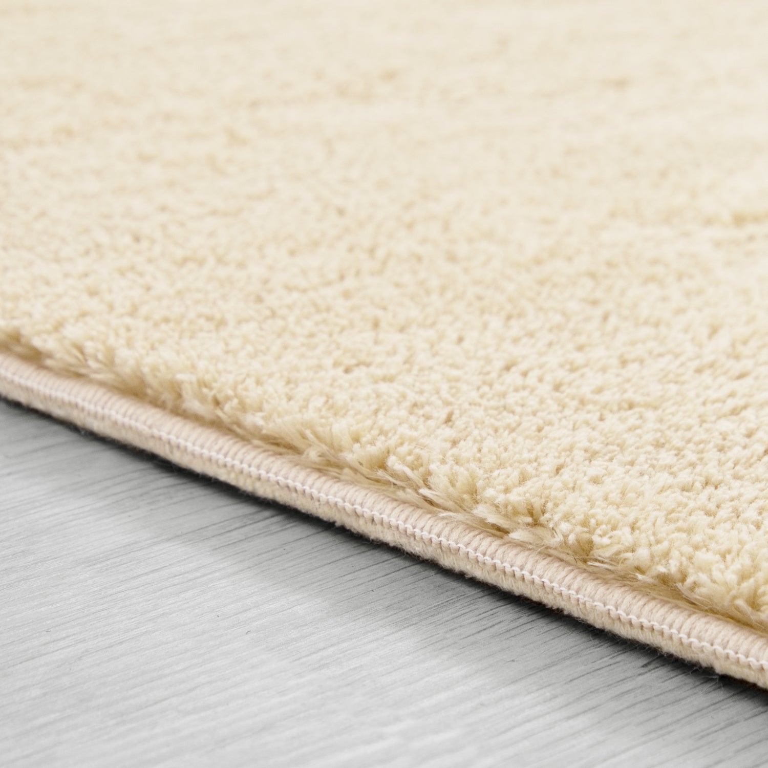 Soft Area Rug with Anti-Slip Backing Washable - Beige-2