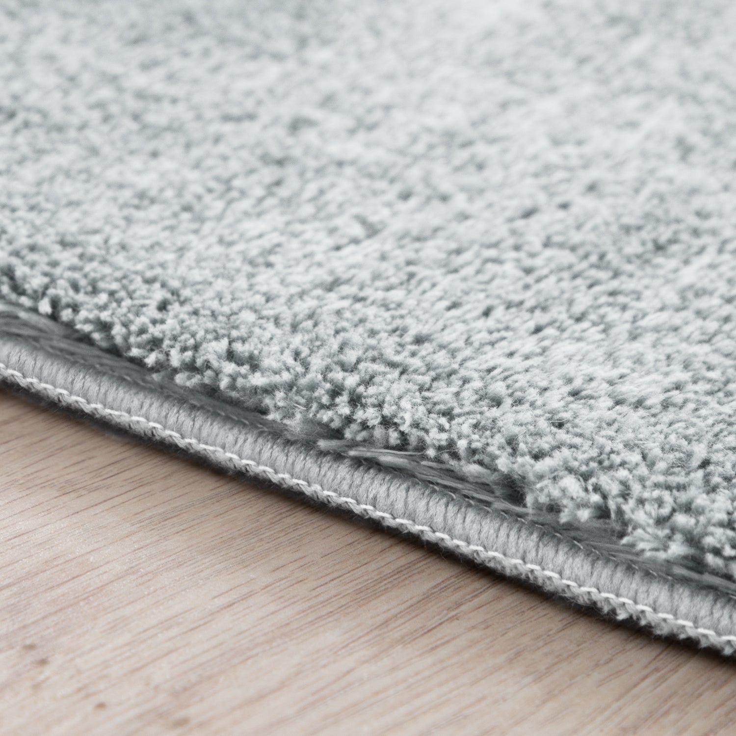 Soft Area Rug with Anti-Slip Backing Washable - Grey-2