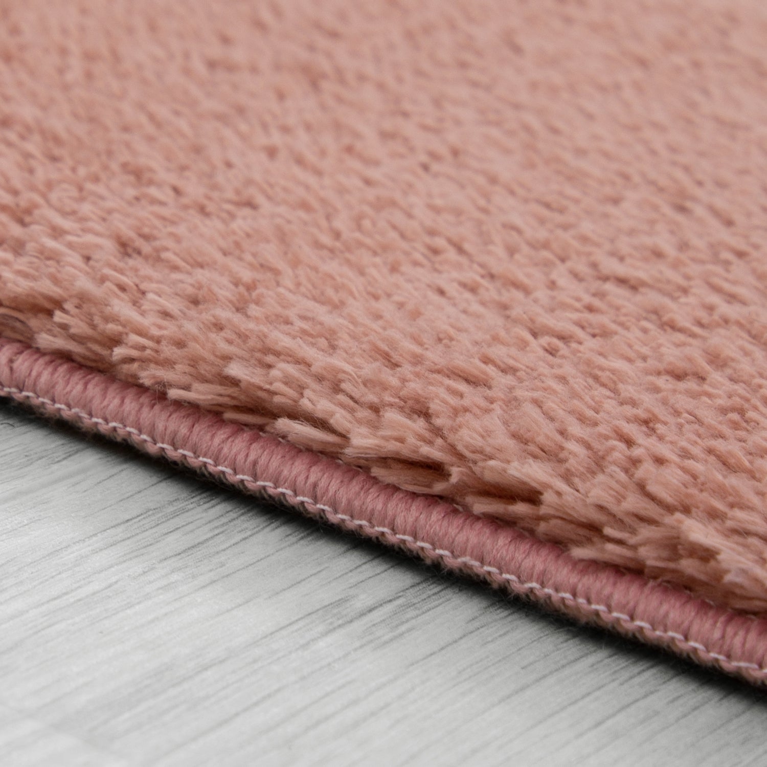 Soft Area Rug with Anti-Slip Backing Washable - Pink-2