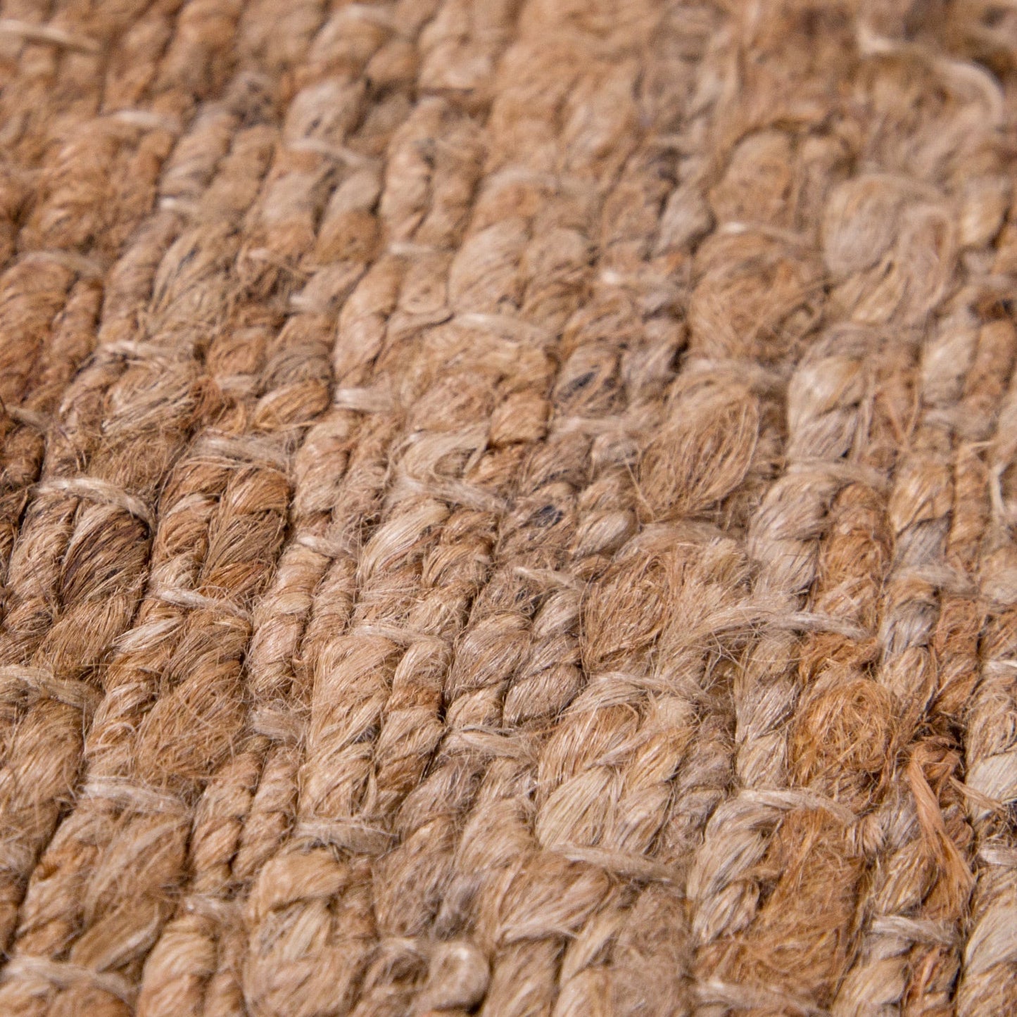 Jute Rug Kaia Hand-Woven with Natural Fibers in Nature Brown-1