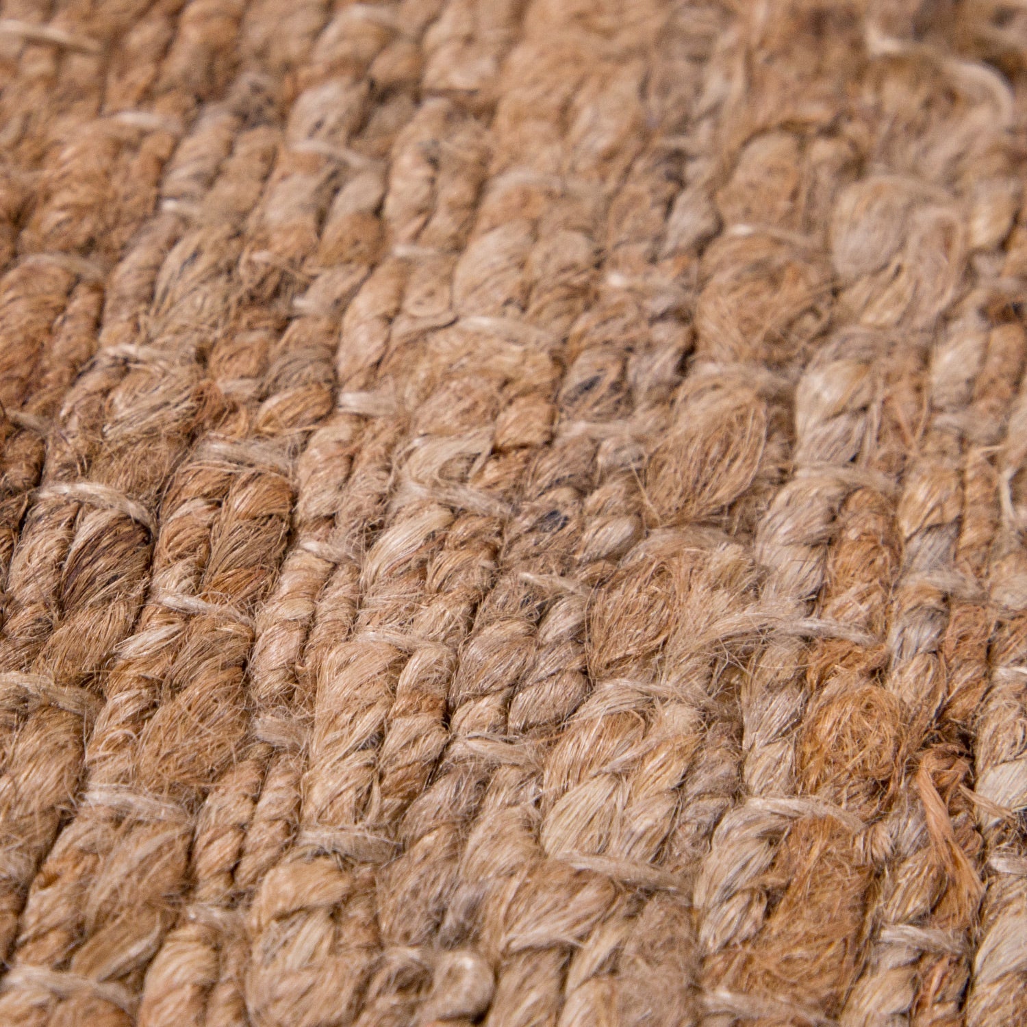 Jute Rug Kaia Hand-Woven with Natural Fibers in Nature Brown-1