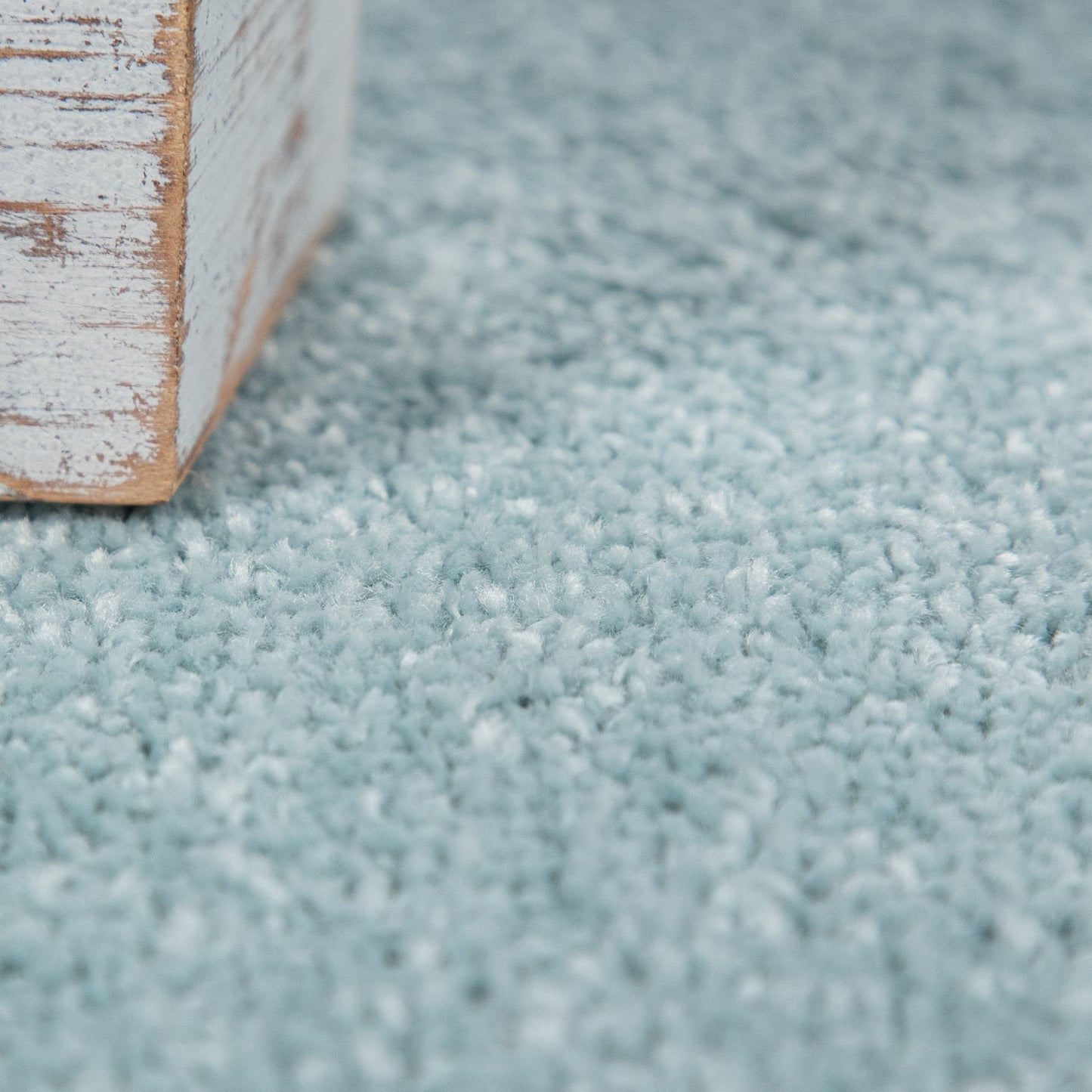 Solid Flatweave Rug Porto for Living Room - Light Blue-2