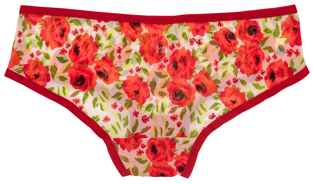 Mesh Floral Hipster – XS–3X