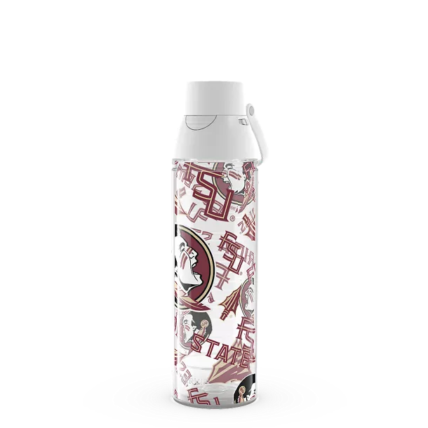 Florida State Seminoles - All Over  24Oz Plastic Water Bottle