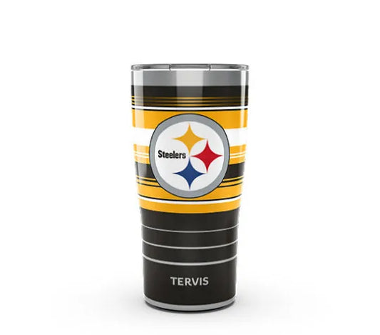Pittsburgh Steelers - NFL Hype Stripes Stainless Steel Tumbler